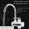 ATWFS Newest Tankless Instantaneous Faucet Water Heater Instant Water Heater Tap Kitchen Hot Water Crane LED Digital EU Plug ► Photo 2/6