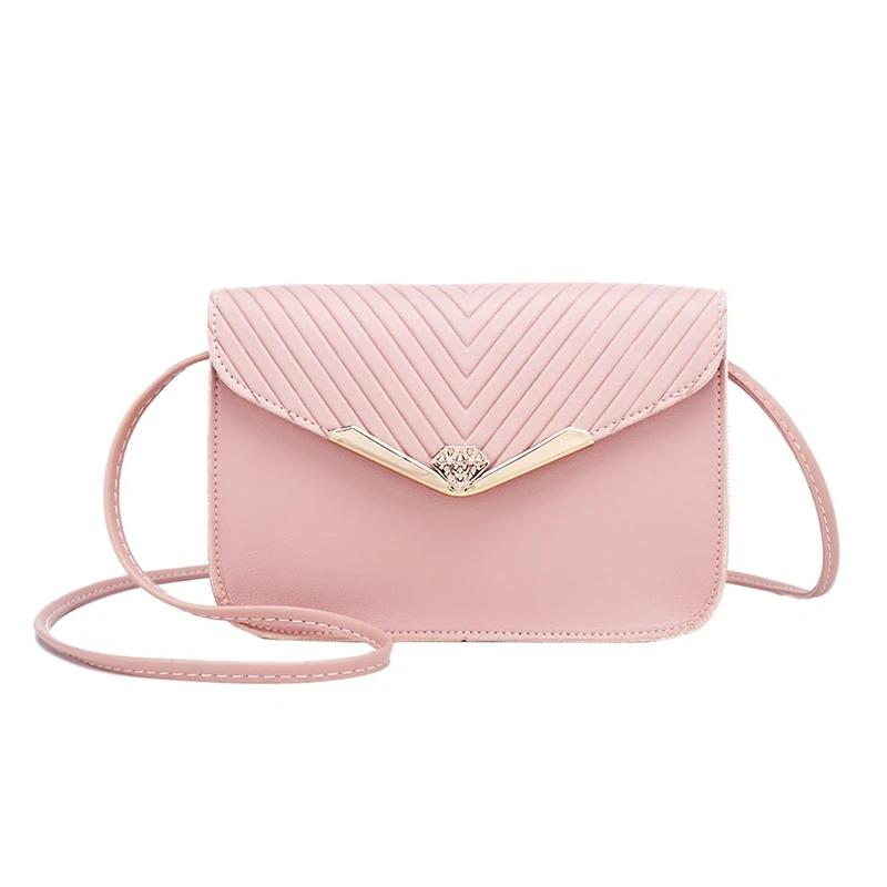 بسيط حك الإناث جديد Crossbody حقيبة أزياء المرأة عارضة بنات ساحة السيدات سلسلة حقيبة كتف حقائب مريحة 2019 جديد