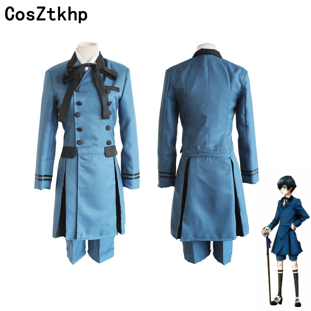 Костюм для косплея COSZTHKP Черный Батлер kuroshitsuji Небесный Phantomhive воплощенный костюм