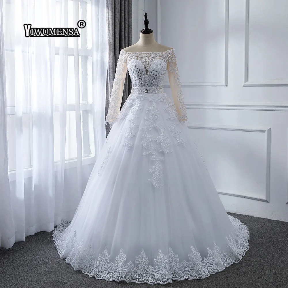  Aliexpress  com Buy Real Picture Ball Gown  2 in 1 Wedding  