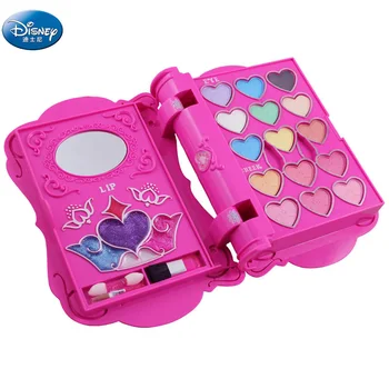 

Disney girls Notebook shape makeup Toys Cosmetics snow White princess Makeup Box Set Safe Non-toxic Girl Toy Gift