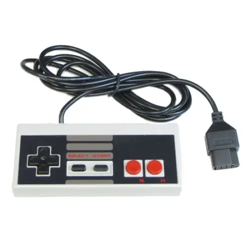 

2 pcs NEW CLASSIC CONTROLLERS FOR NINTENDO NES SYSTEM CONSOLE CONTROL PAD