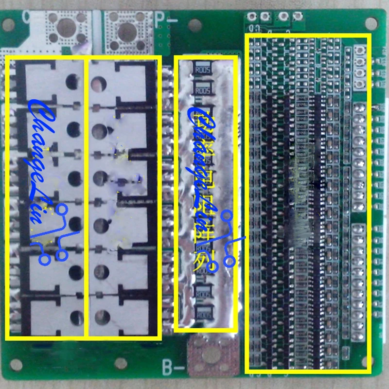 Защитная плата для литиевых батарей 24S 72 в 86 35A 56A li ion Lipo Lifepo4 BMS полимерные пакеты
