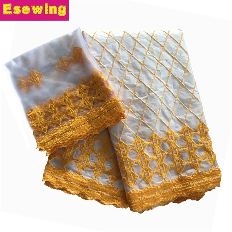 

Gold white color bazin riche getzner high quality african bazin riche getzner brode 5yards+2yards french lace for Women fashion