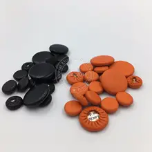 2 комплекта кларнет колодки Кожа Большой материал 2 цвета orange+ черный