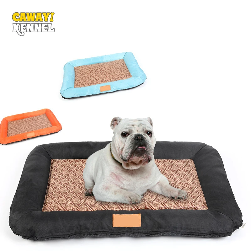 

CAWAYI KENNEL Summer Pet Dogs Cats Mat Kennel Soft Sleep Bed for Pet Dogs Cats Washable cama perro mascotas D1615