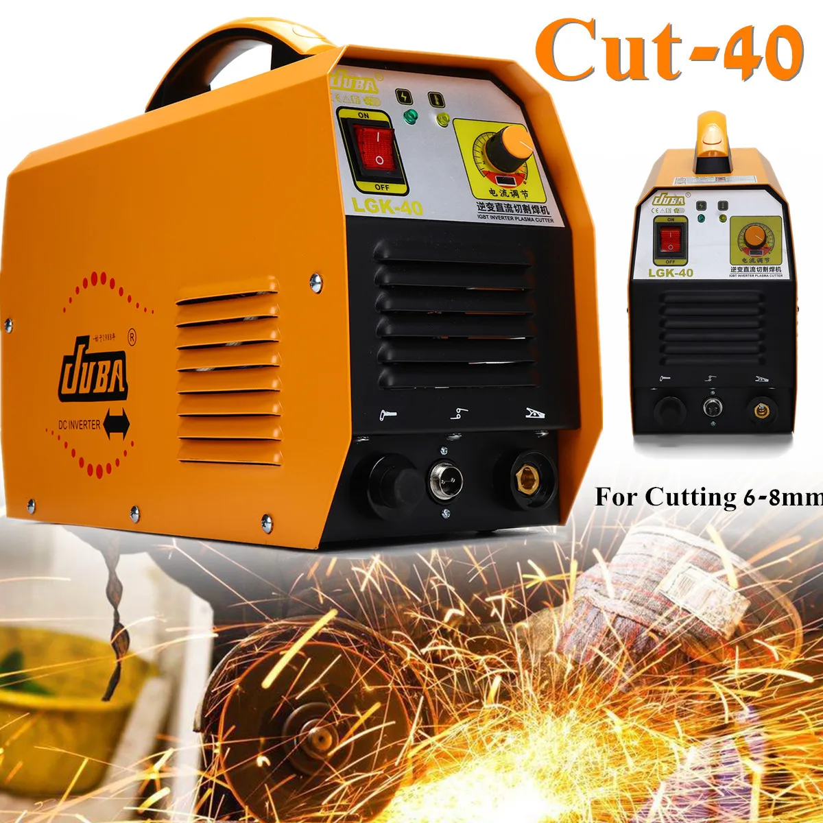 

Plasma Cutter IGBT Air Cutting Welding Machine AC 220V-240V LGK CUT-40 220V Weld Tool Cutting Waterproof Corrosion-resisting