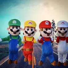 Супер Марио талисман костюм персонажа особенность костюм нарядное платье одежда на Хэллоуин для косплея Вечерние