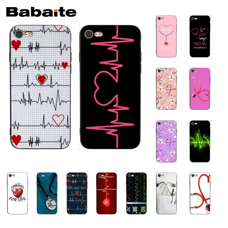 

Babaite Nurse Medical Medicine Health Heart Phone Case for iphone 11 Pro 11Pro Max 8 7 6 6S Plus X XS MAX 5 5S SE XR