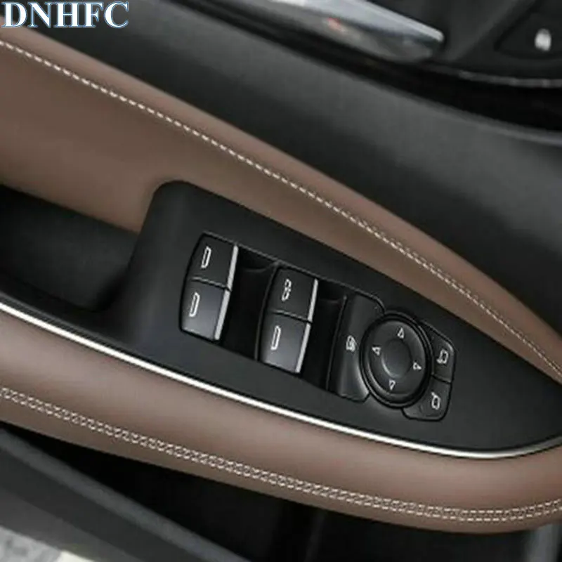 DNHFC наклеиваемого покрытия для автостайлинга из ABS 7 шт./компл. автомобильный стеклоподъемник кнопки украсить блестками для Buick Regal автомобильные аксессуары