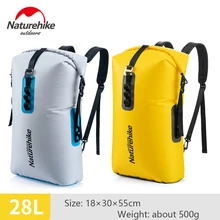 Naturehike ТПУ Водонепроницаемая сумка для хранения большая емкость 28L Сухой Рюкзак для лодок кемпинга рафтинг плавание рыбалка