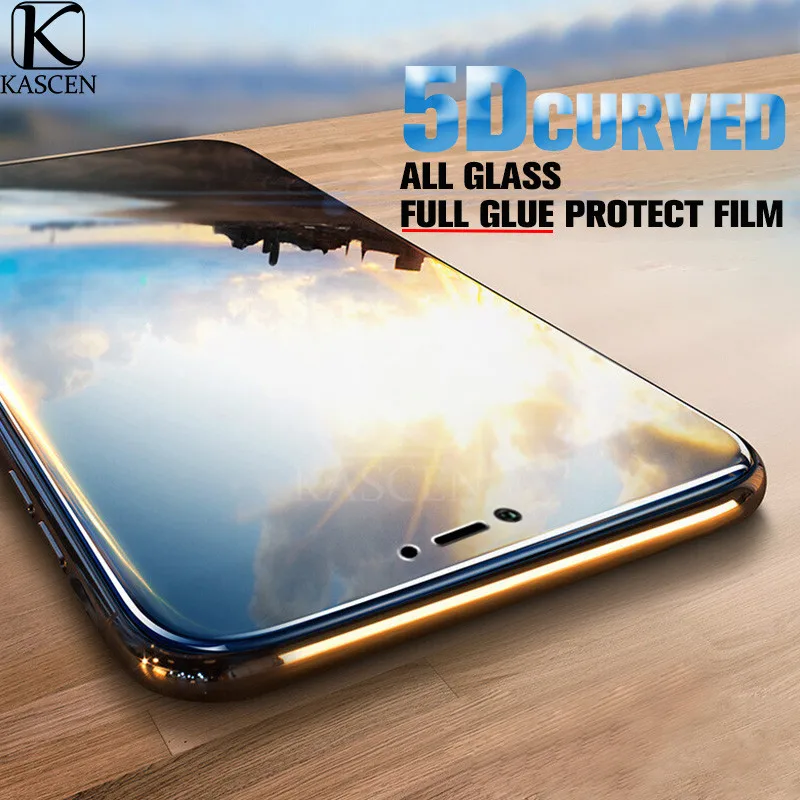 KASCEN 5D Full Curved Tempered Glass For Xiaomi Redmi 6 6A Pro 5 Plus 5A Note 4 4X Prime All Glue 9H Screen Protector | Мобильные