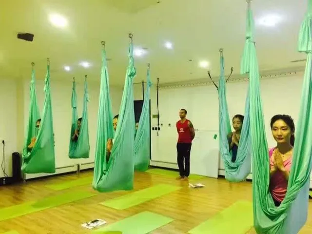 4 метра эластичный Воздушный Гамак для йоги Свинг новейший многофункциональный антигравитационный пояса для йоги тренировки йоги для спорта