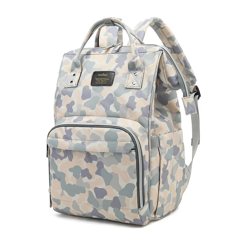 

Mummy Bag 2019 New Camouflage Multi-Function Large Capacity Maternal And Child Package Mother Out Shoulder Bag Handbag Female