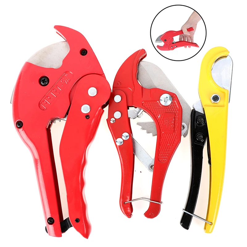 

PVC Pipe Cutter Aluminum Alloy Body Ratchet Scissors Tube Cutter Alloy Ratchet Scissors Tube Cutter Pp Hose Cutting Hand Tools
