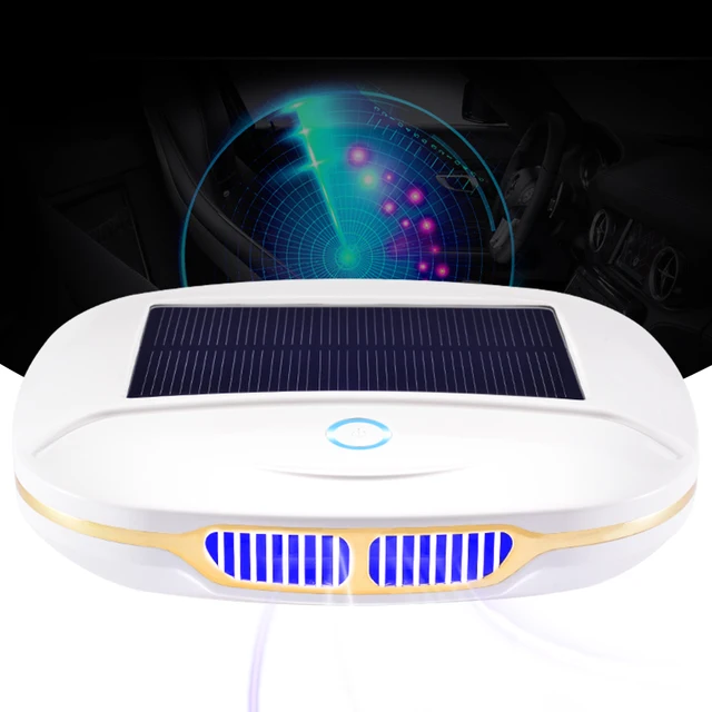 Solar Car Air Purifier For Fresh Air Car Oxygen Bar vehicle to remove