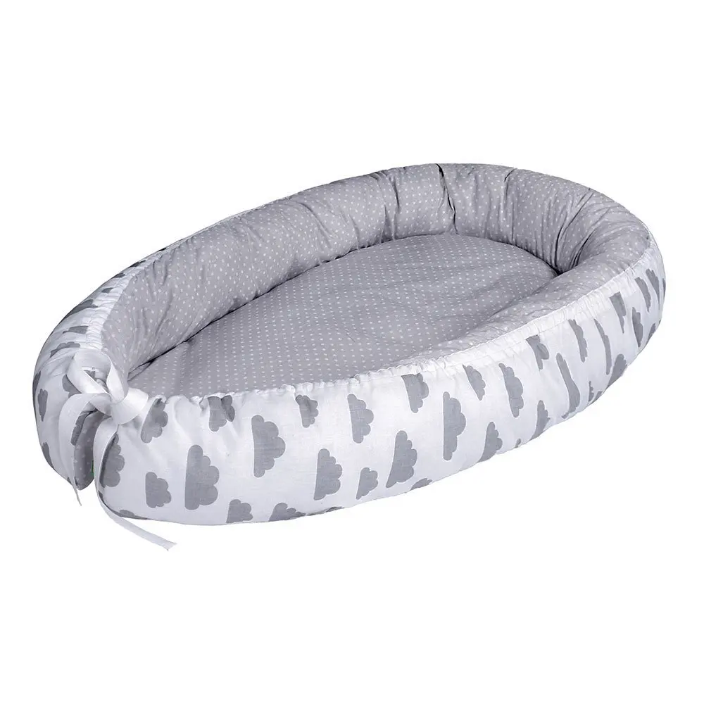 Dismountable Baby nest кровать или Малыш Размер гнезда мята и совы портативная кроватка