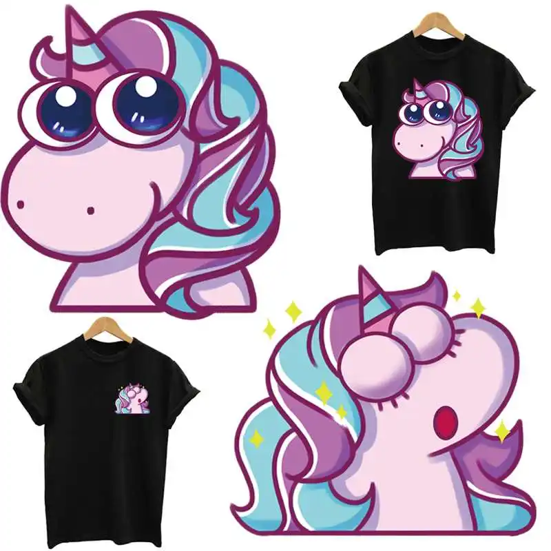 

Cute rainbow unicorn patch iron on patches application of one another clothes stickers stripe sticker on clothing applique toppe
