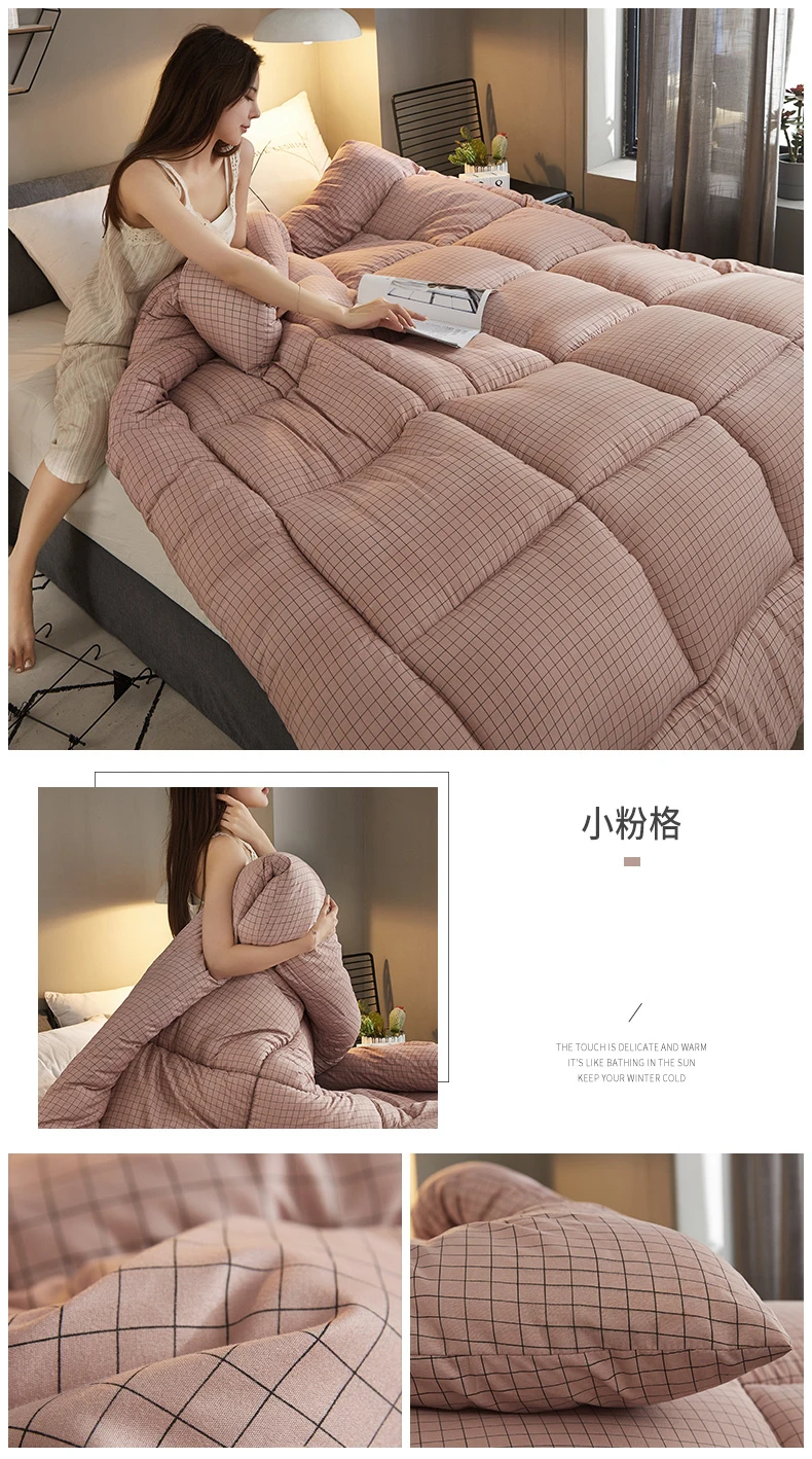 Новые черные, синие, розовые зимние одеяла высокого качества для спальни одноцветные/двойные кожаные накладки с принтом Лоскутная Ткань для постельного белья одеяла