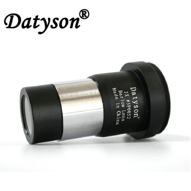 

Datyson 2x Barlow Lens 1.25" w/ M42x0.75 Thread Camera Connect Interface for Telescope Eyepieces/ Fully Multi-Coated Metal