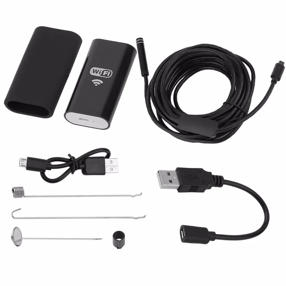 

Waterproof 8mm 5M WiFi USB Endoscope Mobile Phone Handheld Borescope Digital Inspektion Camera For Ios/ Android /Windows /Mac
