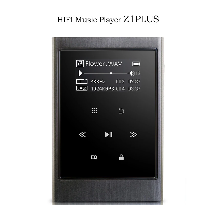 

Z1 PLUS Bluetooth HIFI lossless MP3 Player Mini Sport Metal Touch HIFI Music Player 8GB