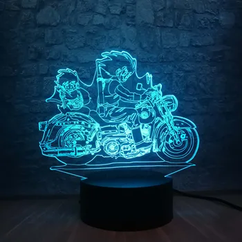 

Cartoon Figure Dragon Ball 3D LED Lamp Table Night Light RGB Lighting Multicolor Bedroom Decoration Boy Toy Christmas Gifts