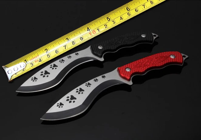 

2 Options! Outdoor Tactical Fixed Knives,5Cr13Mov Blade Aluminium Handle Hunting Knife,Camping Knife.