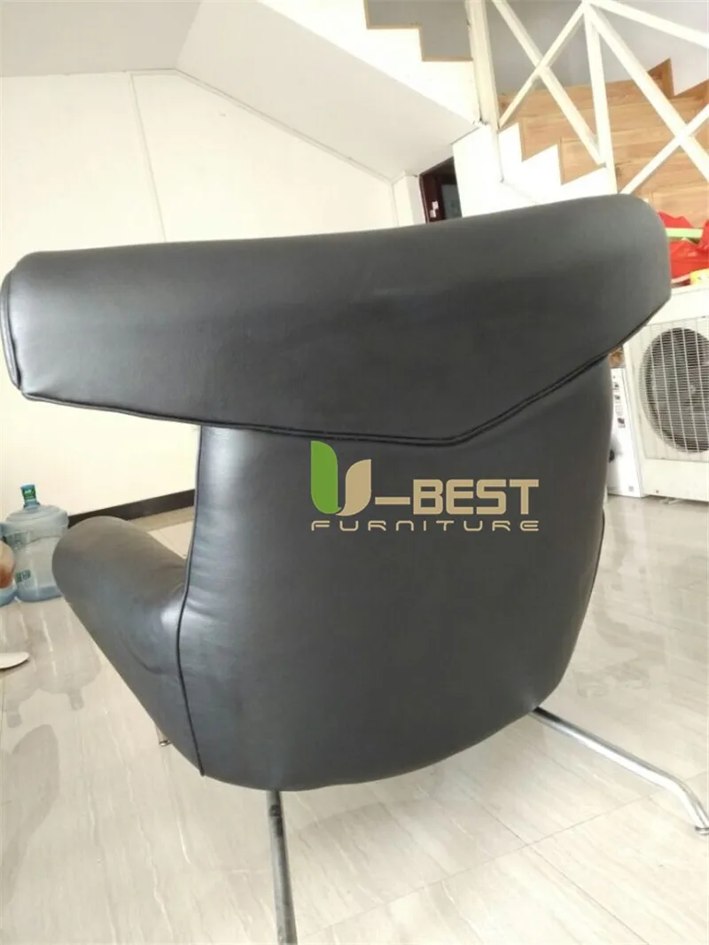 OX lounge chair designer chair leather leisure chair  (7)