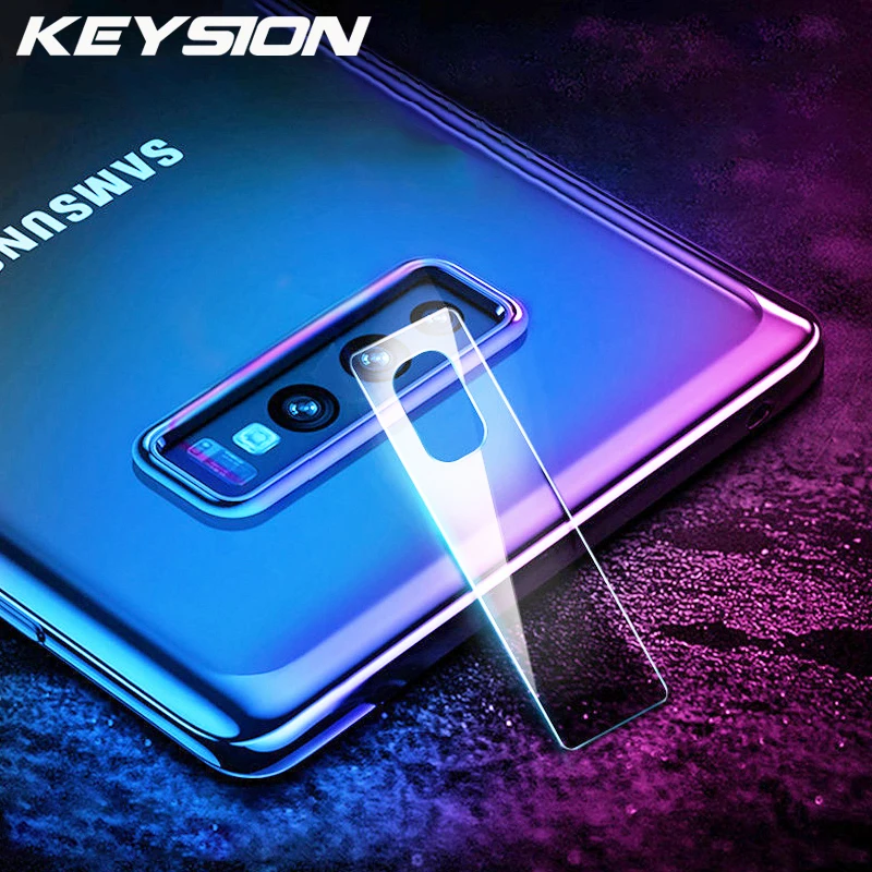 Закаленное стекло KEYSION для задней камеры Samsung Galaxy S10 5G S10e + S9 Plus S8 S7 стеклянная