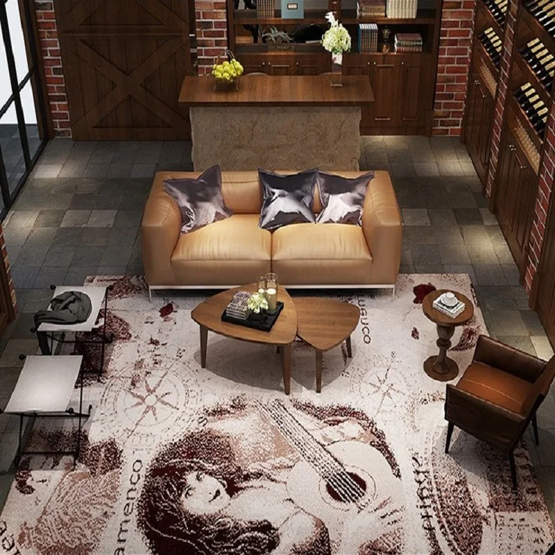 

Area rugs for home living room YOOSA Home Hotel Decorative carpet 100% Polyester bedroom area rug for home living room Portrait
