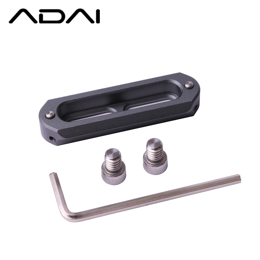 WARAXE Mini Anti-Off Quick Release NATO Rail (толщина 9 мм Длина 64 мм) для ручки клетка камеры-2600 |