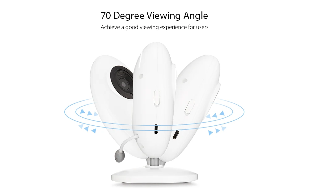  XF808 3.5'' Baby Monitor 960P Wireless Video Infant Monitor Night Vision Home Security Camera Tempe