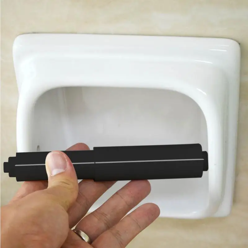 

2PCS Roll Paper Box Accessories Paper and Paper Retractable Stick Tissue Box Shaft Core Shaft Spring Bracket Toilet Paper Toilet
