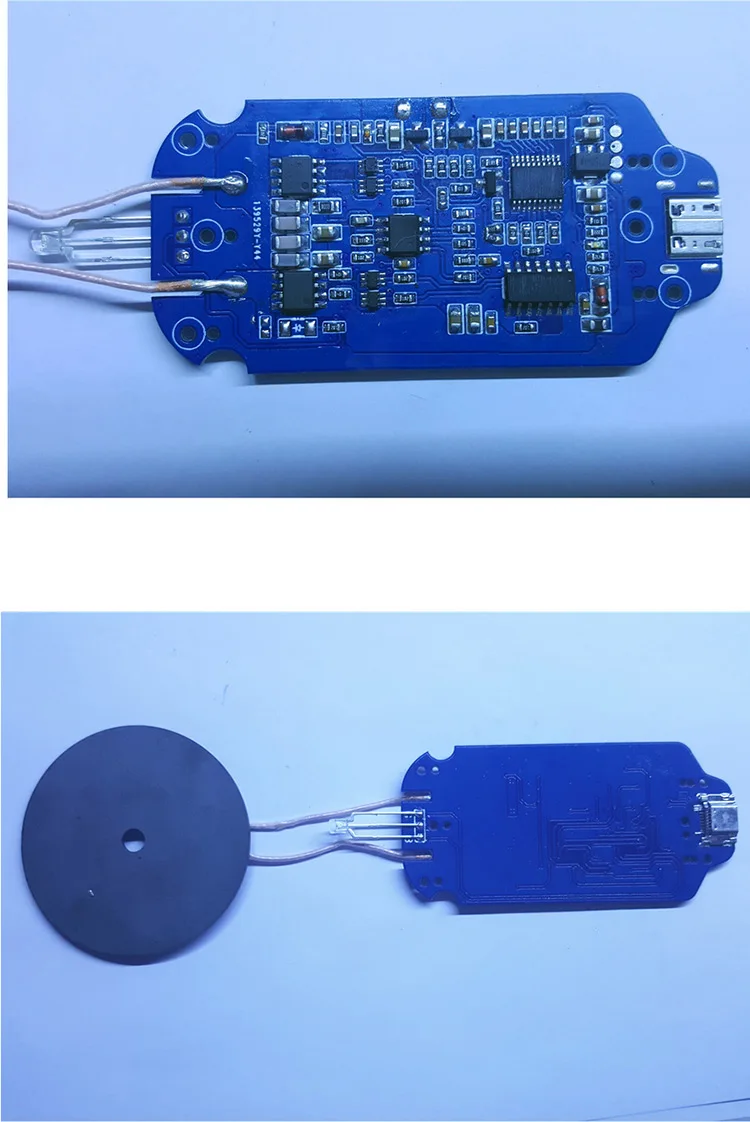 Быстрая зарядка беспроводной модуль запуска зарядного устройства PCBA IDT TI Универсальная беспроводная зарядка DIY Схема платы Qi