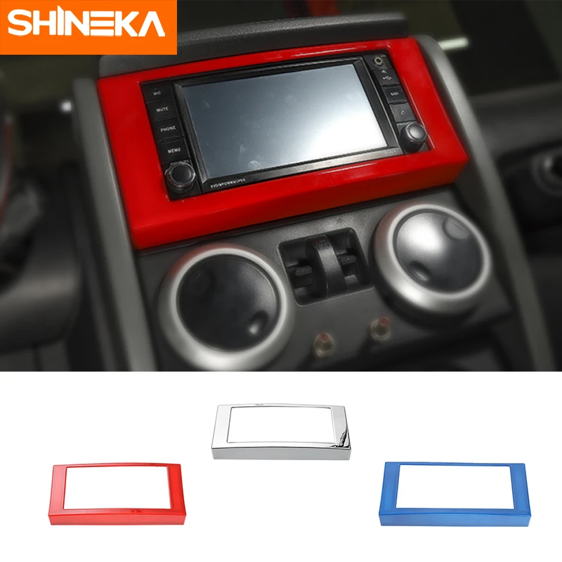 SHINEKA внутренние молдинги для Jeep Wrangler JK 2007-2010 приборной панели автомобиля