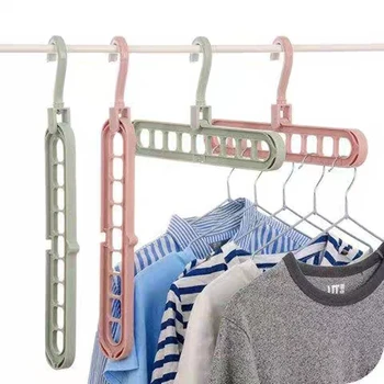 

Multi-function Shrink Hanger Indoor Clothes Wardrobe Storage Finishing Rack Hanger Outdoor Non-slip Clothes Drying Rack Hook