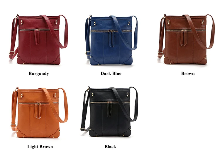 MJ Women Messenger Bags Casual PU Leather Crossbody Bag Brand Design Lady's Over-the-Shoulder Bucket Bag Solid Bolsa Feminina (39)