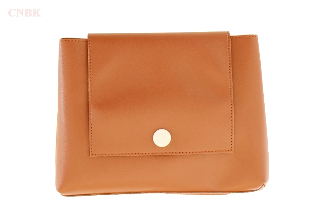 

Soft Leather Wide Shoulder Strap Bag Female 2018 New Simple Shoulder Bag Wild Atmosphere Fashion Messenger Bag Handbag Wholesale