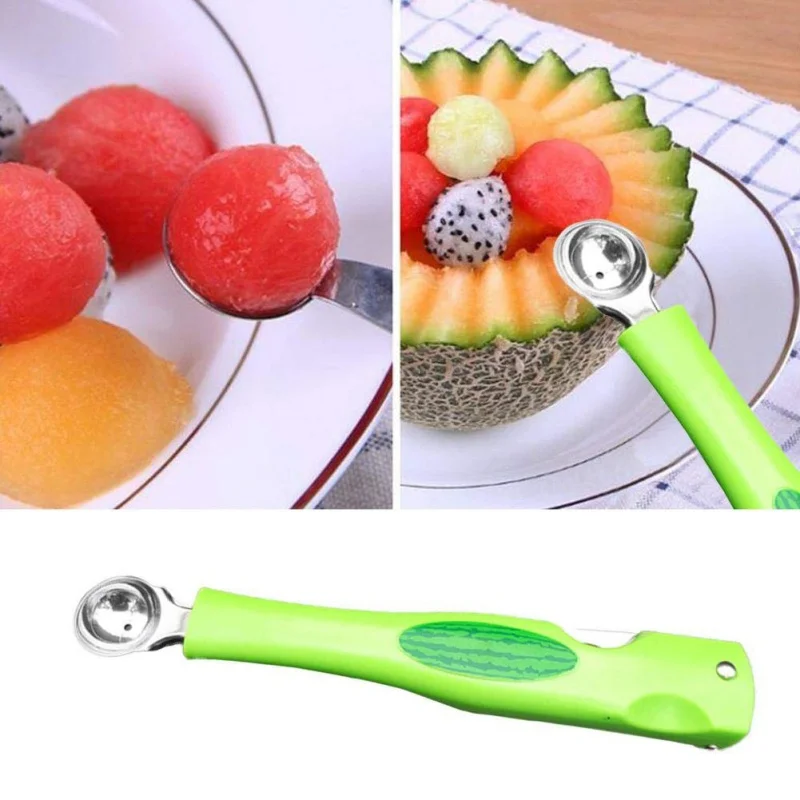 Нержавеющая сталь арбуз Cantaloupe помет домашний бытовой нож для фруктов с ложкой приспособления для фруктов и овощей