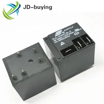 

50PCS/lot Power relays SLC-12VDC-SL-C 30A T91 HF2100 A set of conversions 5PIN SLC-12VDC