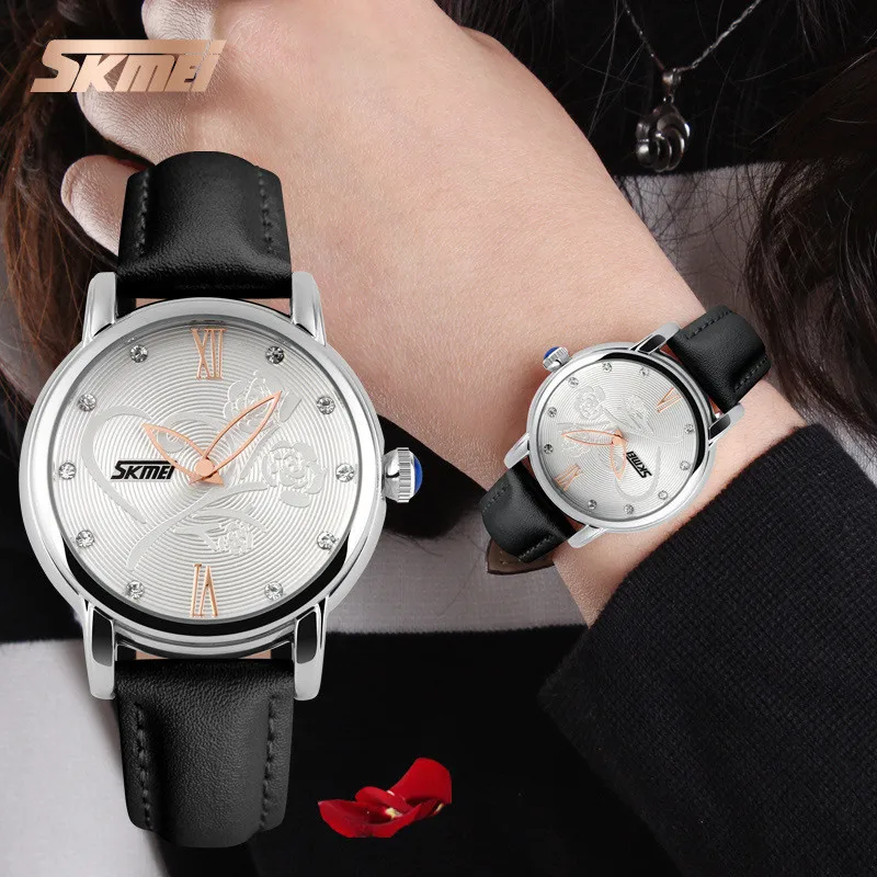 Новинка Relogio Feminino Relojes Mujer, кварцевые часы, женские часы с кожаным ремешком, модный бренд, водонепроницаемые наручные часы