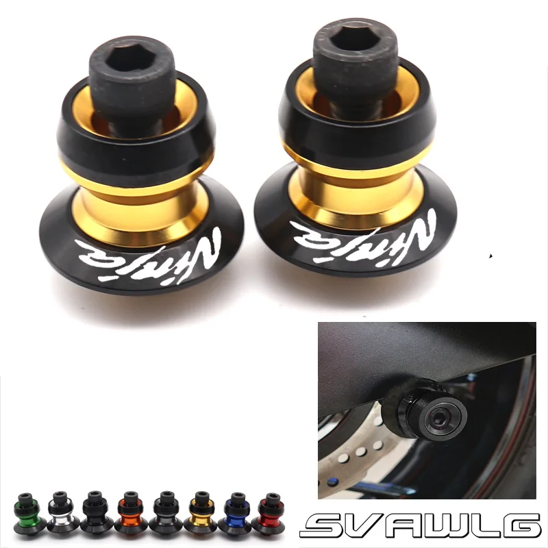 

Motorcycle Accessories CNC Aluminum M10 Swingarm Spools Slider Stand Screw For Kawasaki Ninja ZX7R ZX9R ZX10R ZX12R ZX14R ZZR600