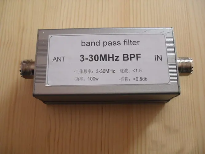 

3-30MHz Bandpass Filter BPF Filter LC Filter for Improving Selective Signal-to-Noise Ratio