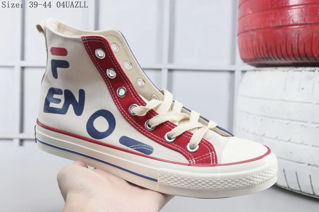 

Macvise Women Casual Canvas Shoes High Top Camouflage Letter Vulcanized Shoes Men Basket Flats Shoes