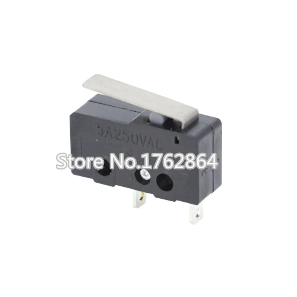 10 шт. концевой выключатель 2pin N/O N/C 5A250VAC микропереключатель KW11 3Z мини