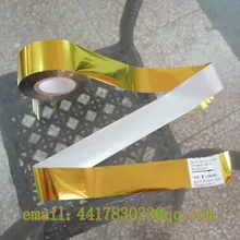 Кодовый принтер лента, Золотая лента, Золотая машина для кодировки, упаковочные ленты, мясо и овощи торты кодирования