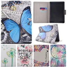 Новинка Kindle, милый кожаный чехол-книжка с изображением дерева и бабочки для Amazon Kindle 8 поколения 6,", чехол для планшета