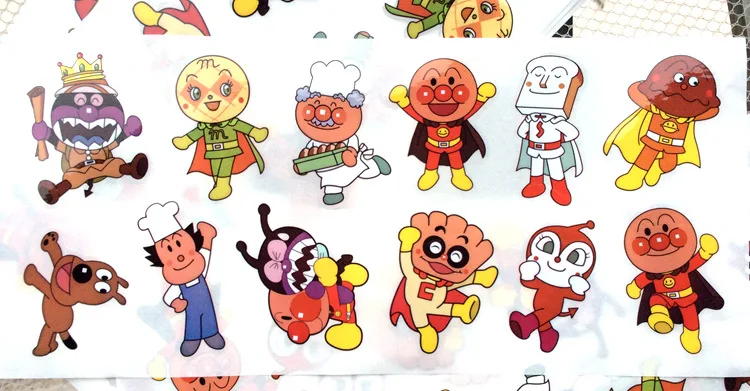 5 листов/Партия Светящиеся Наклейки для macbook Anpanman pompom purin аниме детская комната
