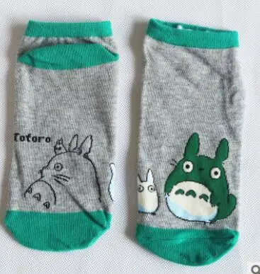 

1pair/lot free shipping Japanese style woman causal cartoon totoro short socks lady lovely cotton soft socks free